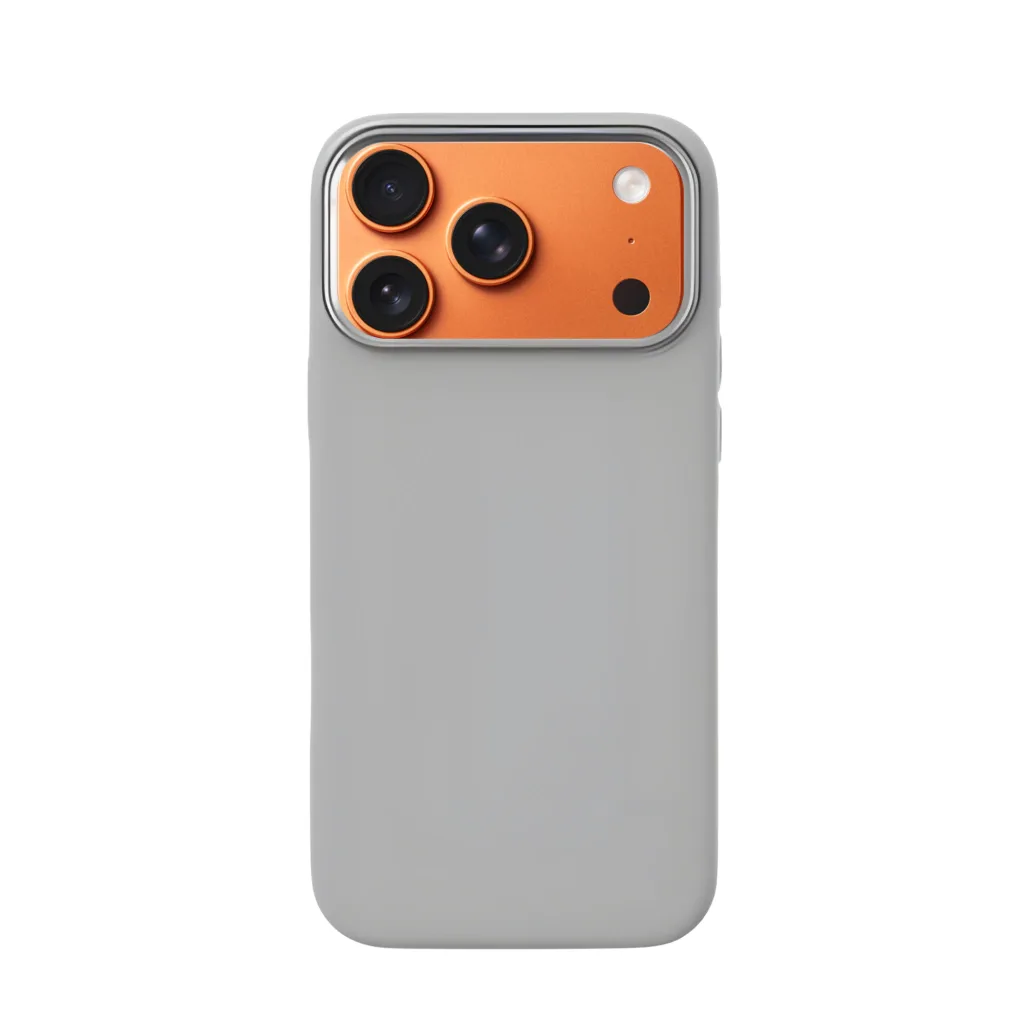 Case Skin Touch Cinza iPhone 17 Pro Max